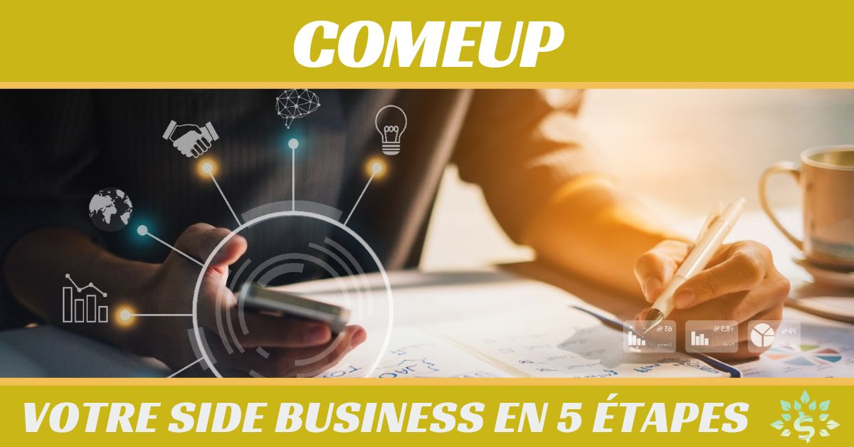 ComeUp (anciennement 5 euros.com) : lancez votre side business en 5 étapes